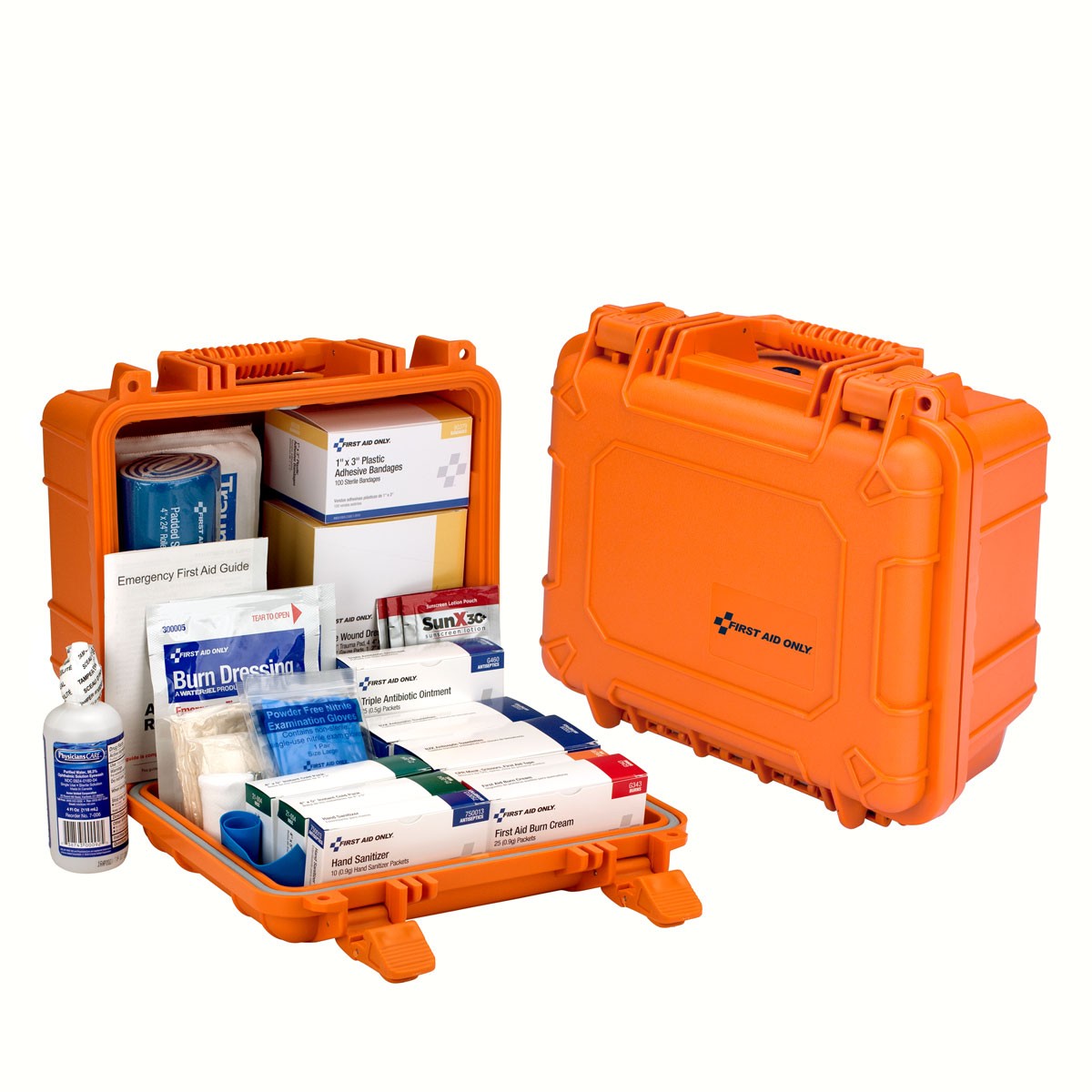 First Aid Only 50-Person ANSI B First Aid Kit, Plastic, Waterproof (2 per order)