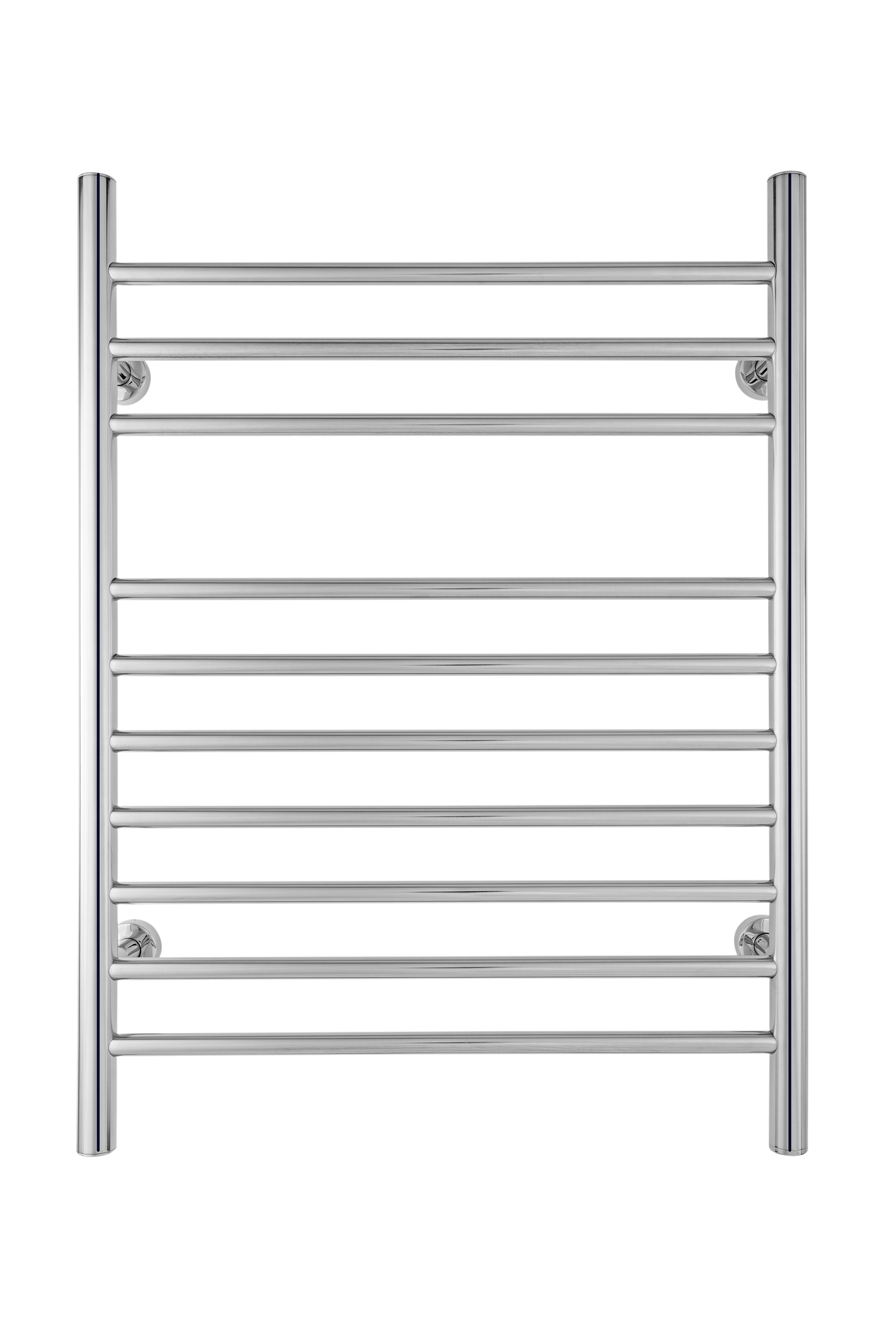 WarmlyYours TW-F10PS-HP Infinity Dual Connection 10 Bar Towel Warmer in Polished Stainless Steel New