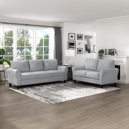 Lexicon Eloise 2-Piece Living Room Set, Gray