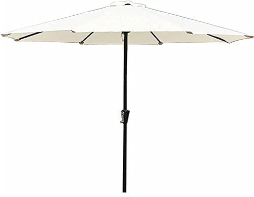 ンリアンに聞-花ラック Outside Umbrella for Patio Patio Umbrella Garden Patio Umbrella Market Umbrella with Crank UV-Protection Waterproof Outdoor(Color:Red)