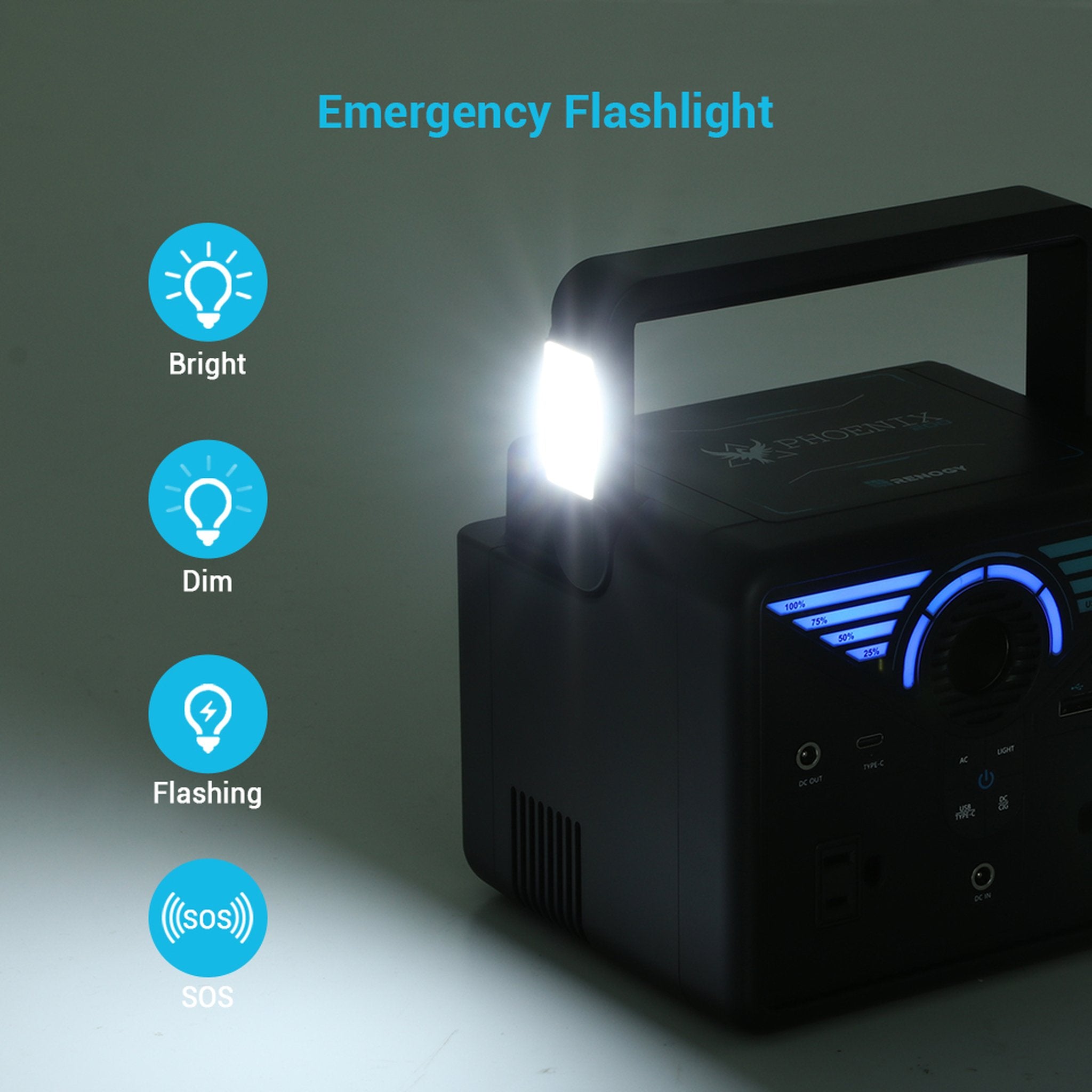 Renogy R200PHX-US PHOENIX 200 Power Station New