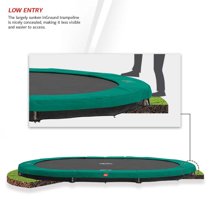 Berg 17Ft Grand Champion Inground Trampoline