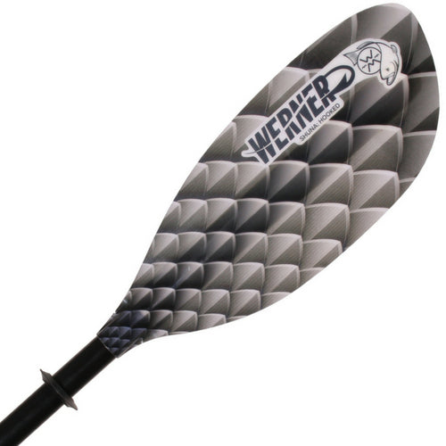 Werner Shuna Hooked Straight Shaft Fishing Kayak Paddle