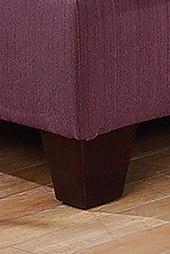 Bobkona 2-Pcs Sofa & Loveseat Purple