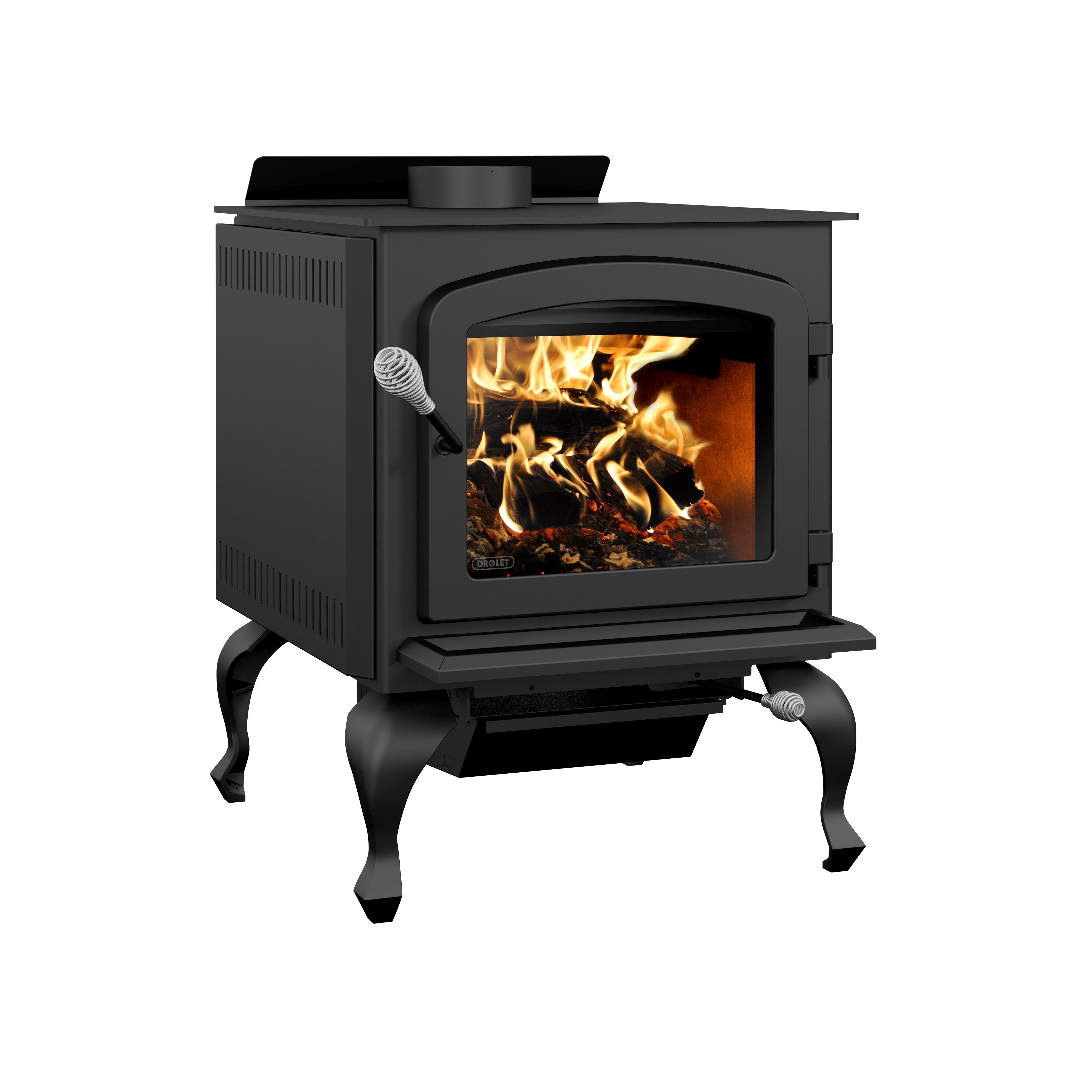 Drolet Legend lll EPA Certified 2,300 Sq. Ft. Wood Stove On Legs With Blower New