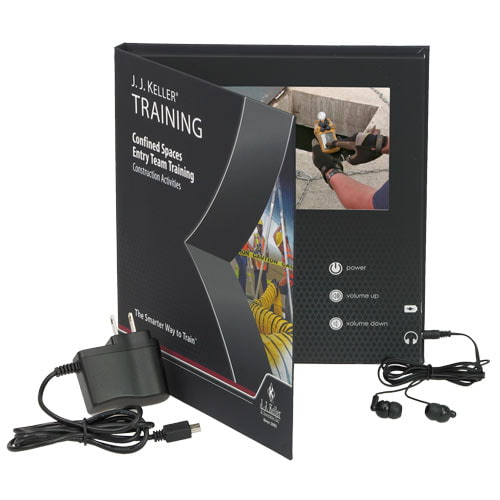 JJ Keller Confined Spaces: Entry Team Training Construction Activities - Video Training Book