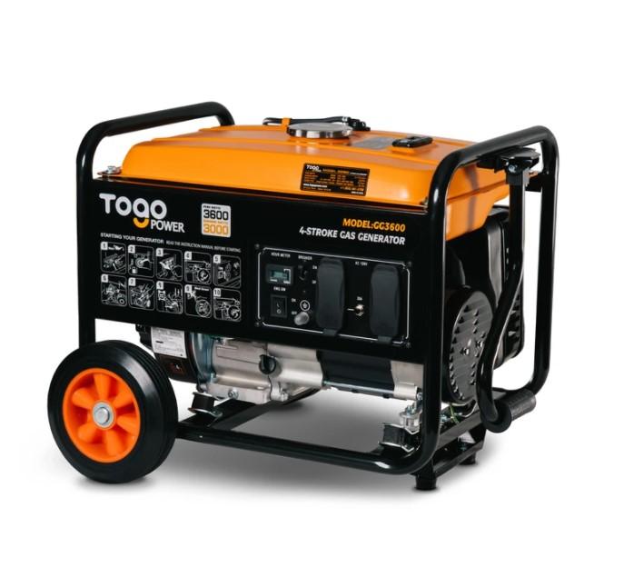Togo Power GG3600 3000W/3600W Portable Gas Generator 208cc Engine New