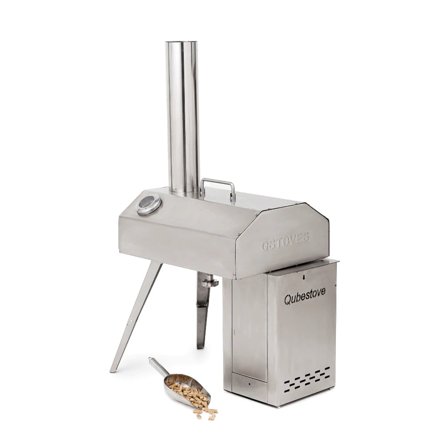 QStoves QUBESTOVE 12 Inch Rotating Pizza Oven And Stove New