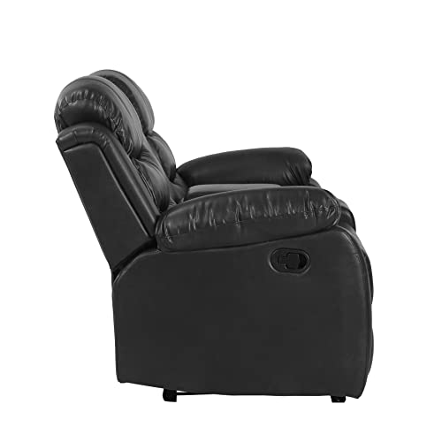 Merax YA-W22334250 Love Seats, 2-Seater, Black