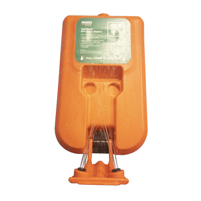 Justrite 10 Gallon Portable Self-Contained Hughes Eyewash Stations, Gravity-Fed, Pallet Of 20 Units