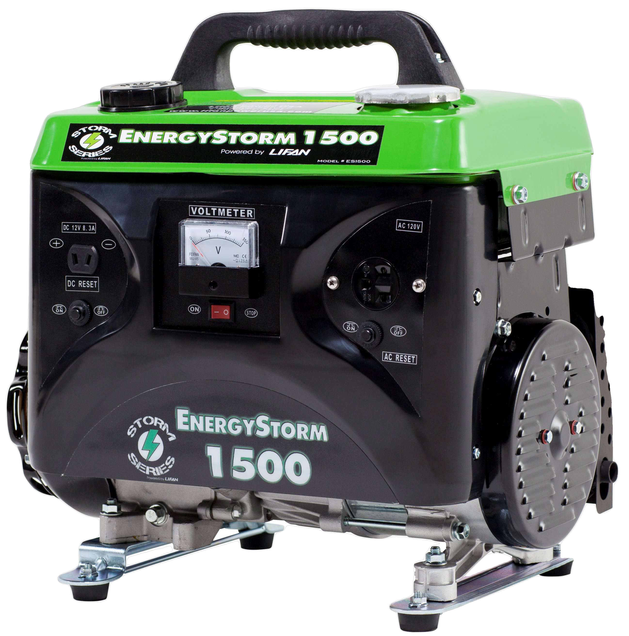 Lifan ES1500 Energy Storm 1200W/1500W Gas Portable Generator New