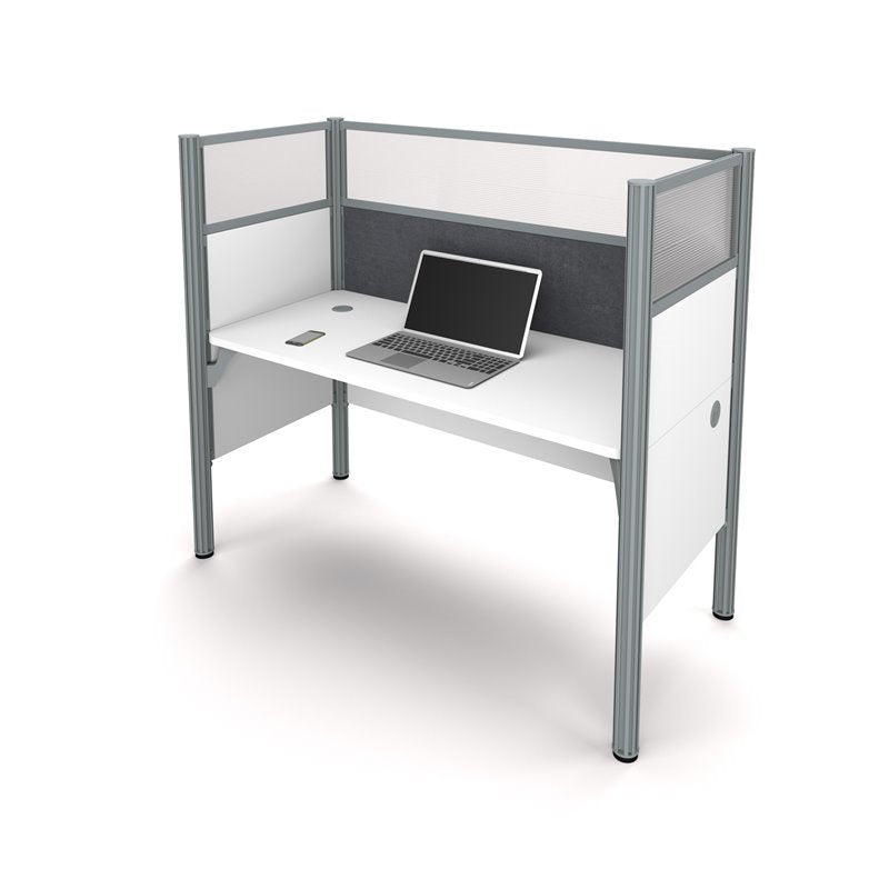 Workstation in White and Gray