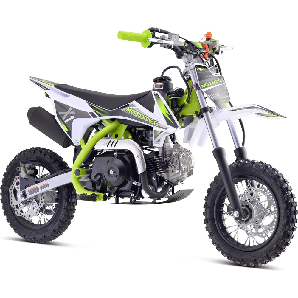 MotoTec X1 70cc 4-Stroke Gas Dirt Bike