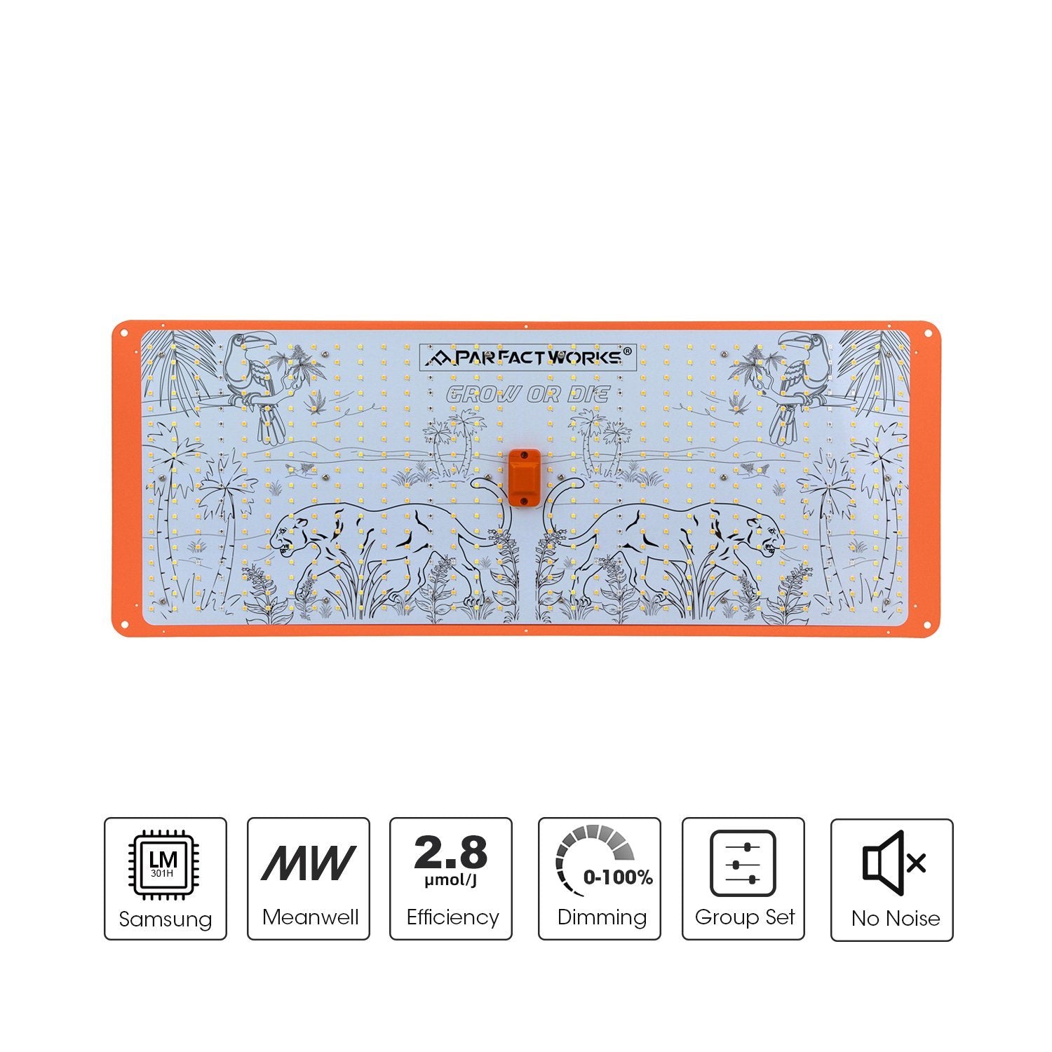 ParfactWorks PT480 PRO 480W LED Grow Light New