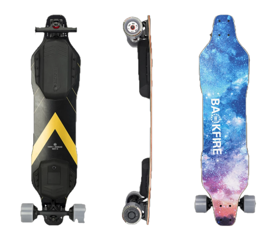Backfire G2T Super Power Hobbywing Motors 36V 5.0Ah Electric Skateboard Galaxy New