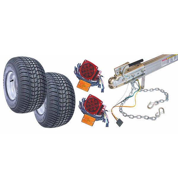 Malone LowMax 2 Kayak / 2 Bike Trailer Package