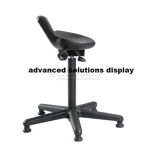 Sit Stand Stool - Polyurethane - Black