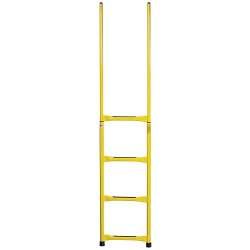 JJ Keller STEP-A-SIDE Trailer Ladder, Safety Yellow