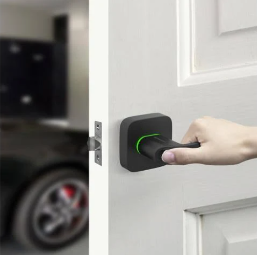 U-Tec UL1 Bluetooth Enabled Fingerprint and Key Fob Smart Lock in Black New