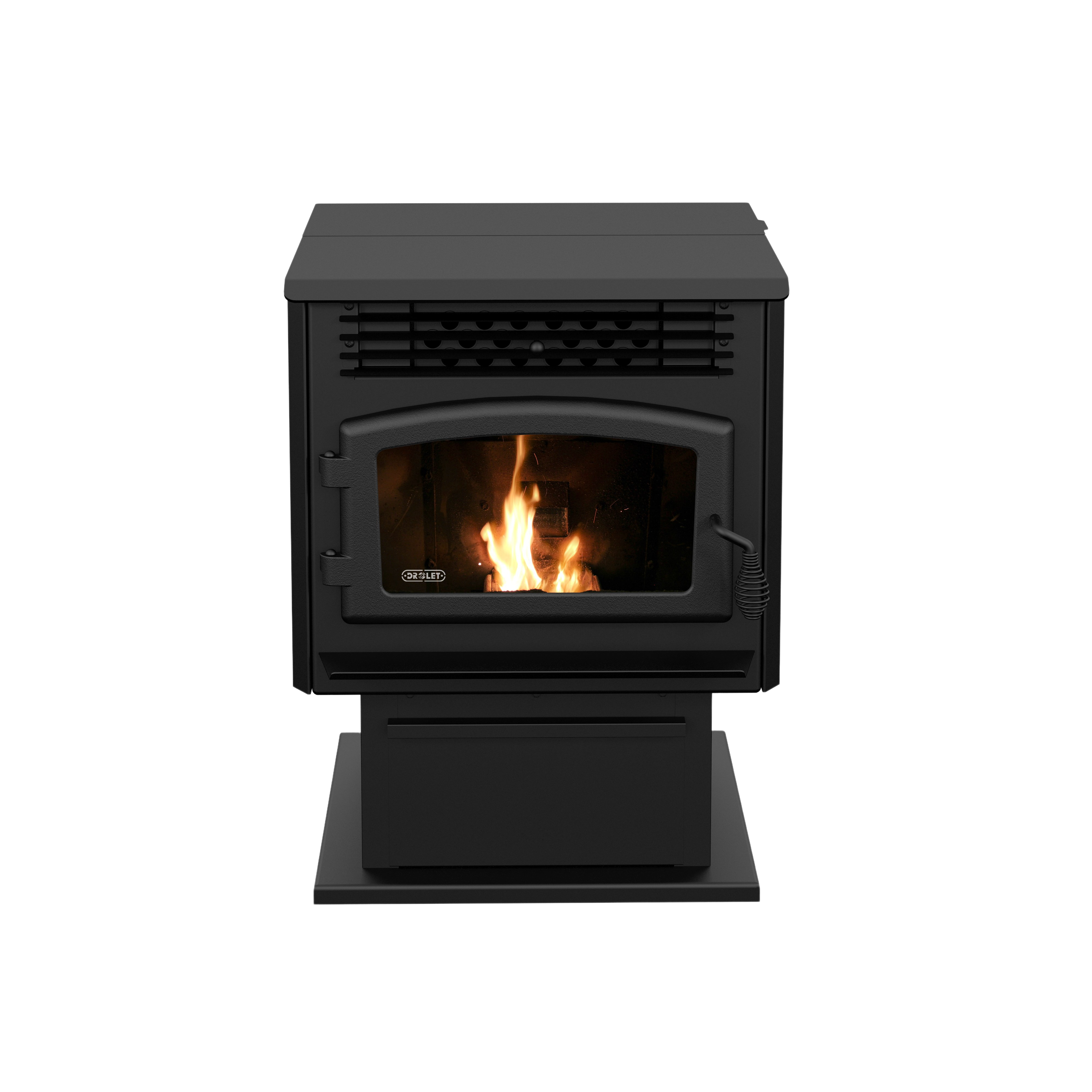Drolet ECO-55 2,000 Sq. Ft. Top Feed Pellet Stove 60 lb Hopper With Blower New