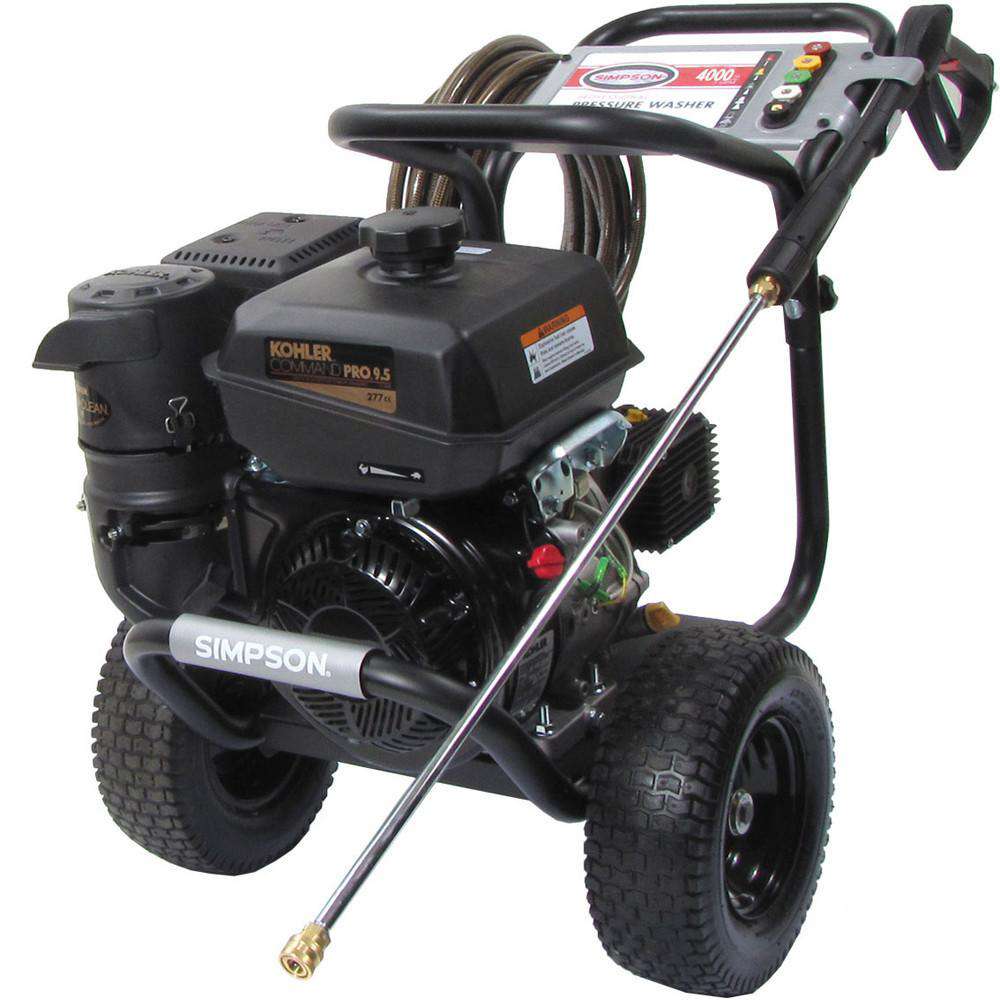 Simpson PSK4033 PowerShot 4000 3.3 GPM PSI Kohler CH395 Gas Pressure Washer