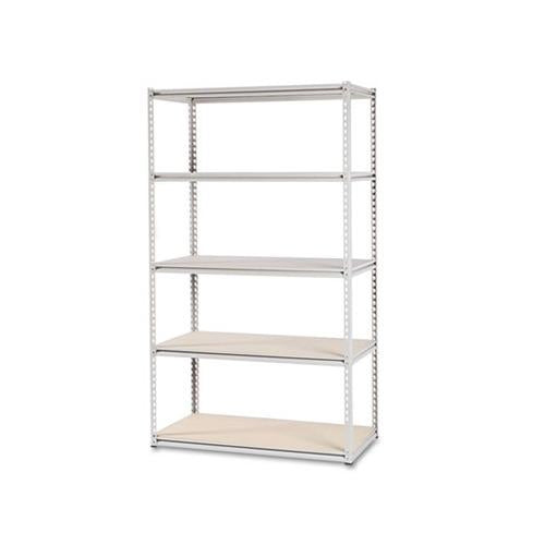 Tennsco Stur-D-Stor Shelving, Five-Shelf, 48w x 24d x 84h, Sand