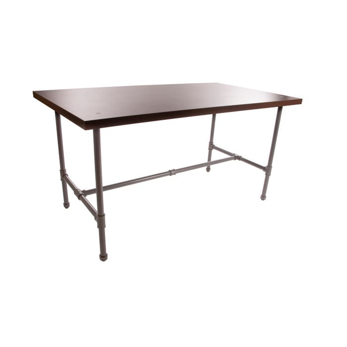 Econoco Pipeline Large Nesting Table-Dark Brown Top