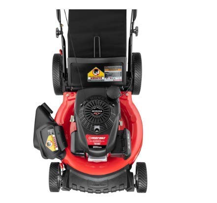 Troy-Bilt TB160 21 in. 160 cc Gas Walk Behind Push Mower with High Rear Wheels and 3-in-1 Cutting Triaction Cutting System
