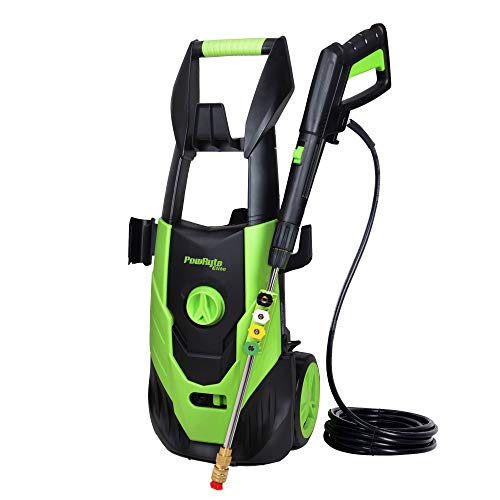 PowRyte Elite Electric Pressure Washer, Power Washer, 4 Different Pressure Tips, 1/4