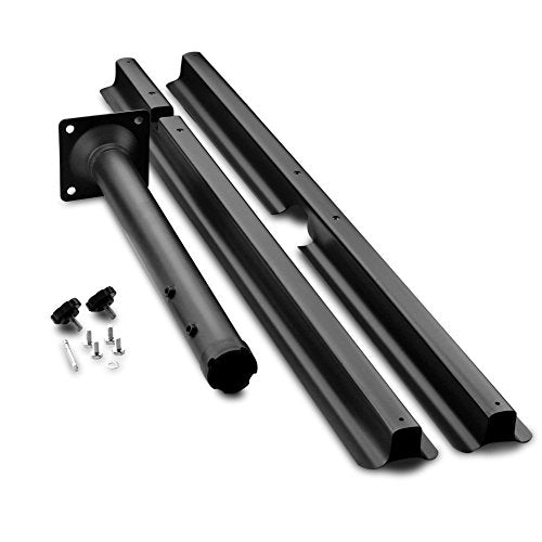 Flexzion 10 ft Patio Umbrella Offset Hanging Folding Sun Shade Cantilever w/Cross Base Crank & Canopy Cover for Deck Pool Beach Outdoor Outside Table Market Garden Backyard & Furniture (Red)