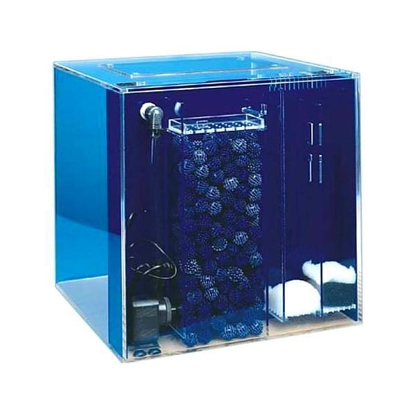Desktop 10 Gallon Cube UniQuarium 3-in-1 Fresh or Saltwater Acrylic Aquarium