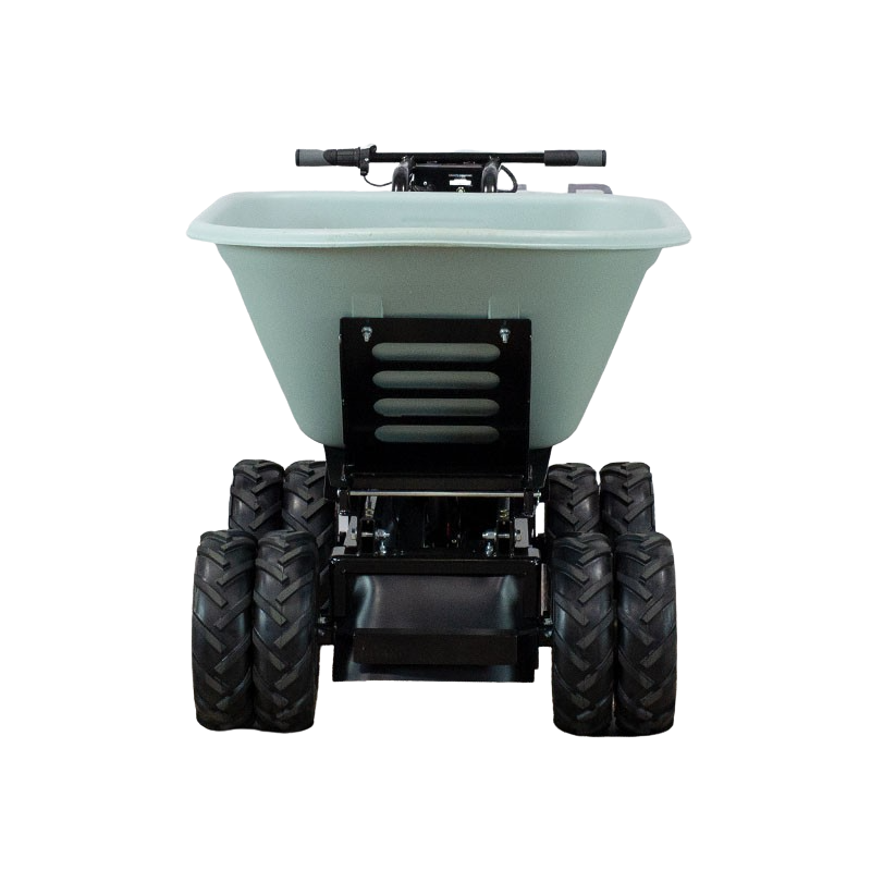 Overland Electric Wheelbarrow 10 cu. ft. With 4WD Power Dump And Extended Range Battery New