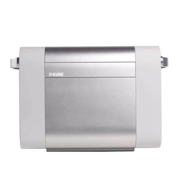 KUBE Portable Wireless Bluetooth and Wi-Fi Audio Music System with Integrated 37 Qt Cooler Silver New