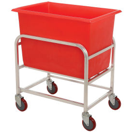 Winholt 30-6-A/RD Aluminum Bulk Mover 6 Bushel with Red Tub, 33