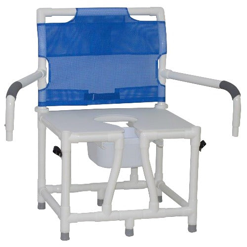 ConvaQuip Model 124-C10-DDA Bariatric Bedside Commode
