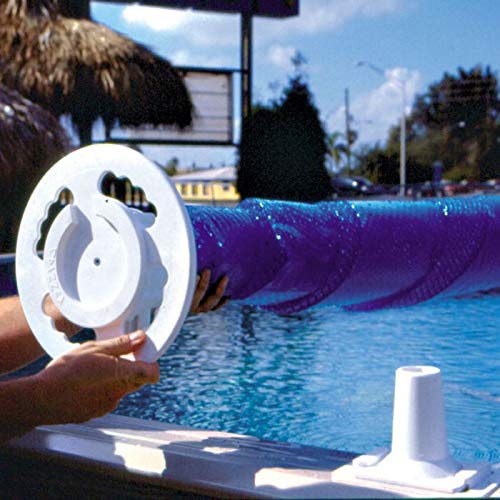 Doheny's Above Ground Solar Cover Reel Systems (Fits Pools Up to 24' Wide, Deluxe Wheel)