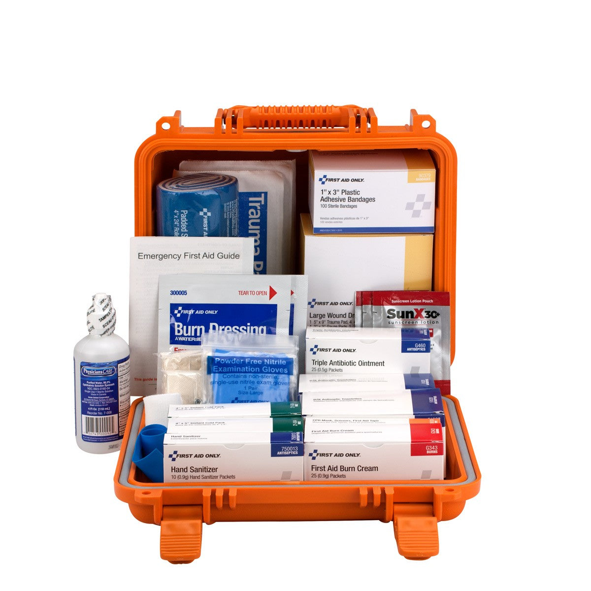 First Aid Only 50-Person ANSI B First Aid Kit, Plastic, Waterproof (2 per order)