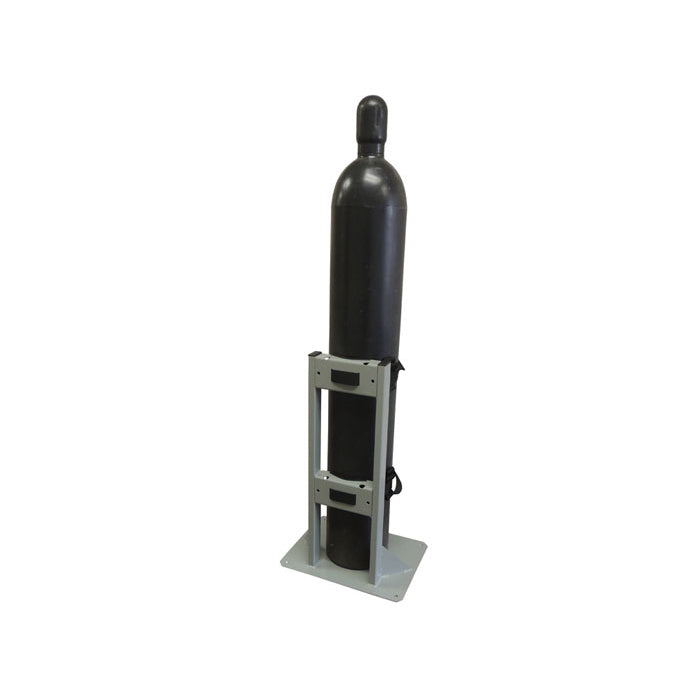 Justrite Steel Gas Cylinder Storage Stand, 1 Cylinder Capacity