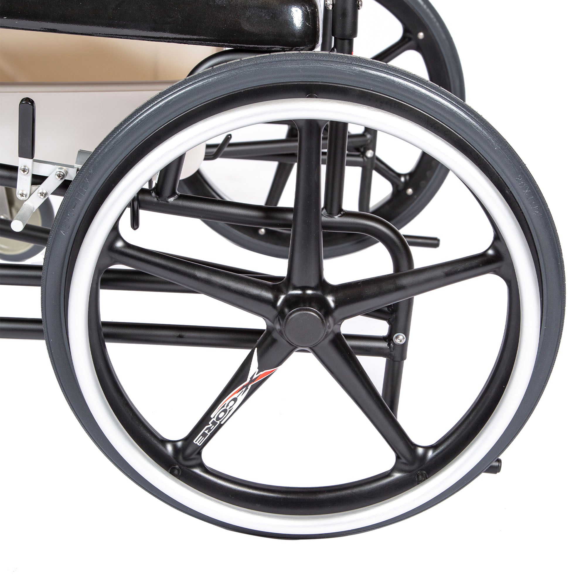 ActiveAid Wheels/Rear Casters for the 720 Bariatric Rehab Shower/Commode Chair