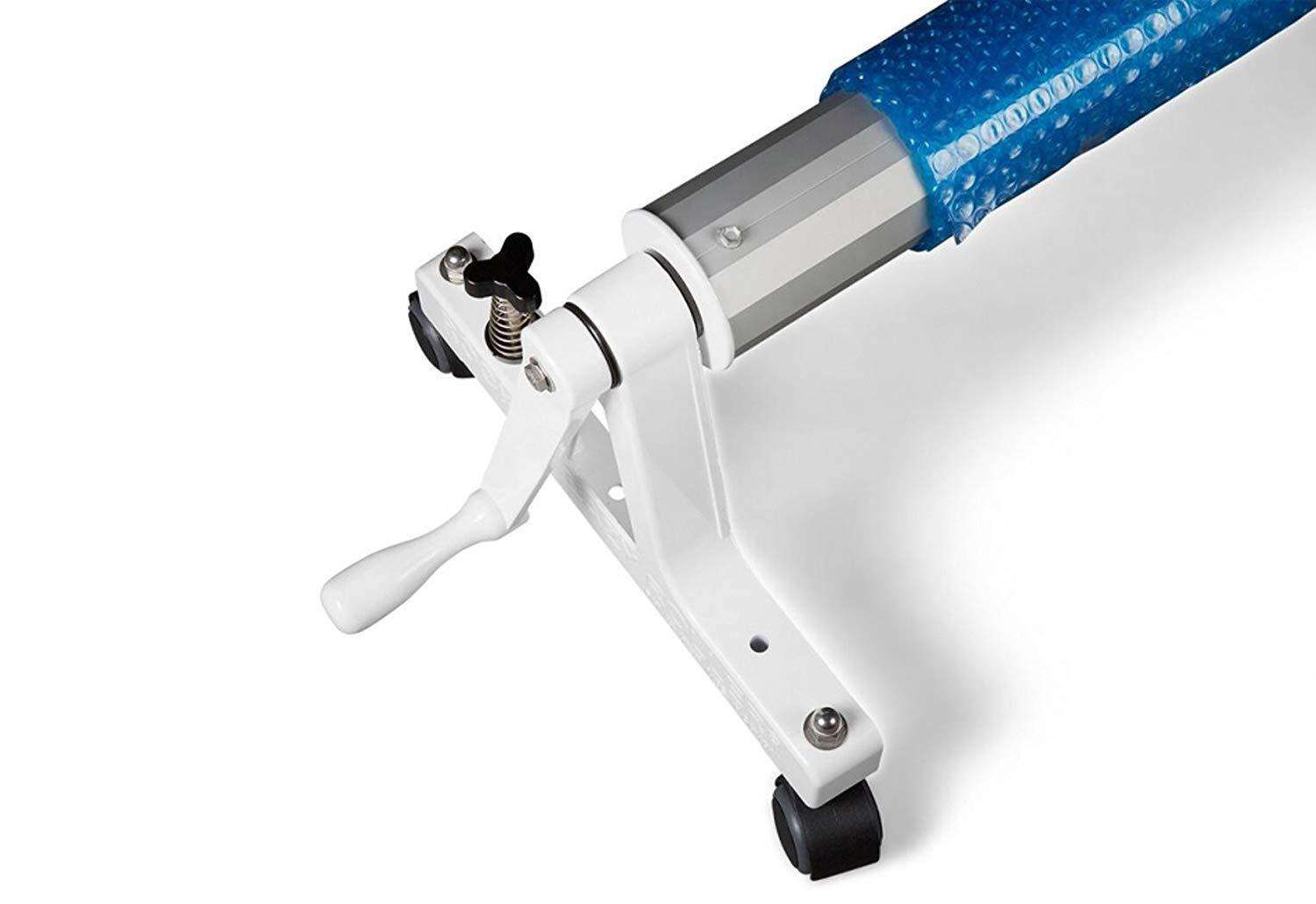 Rocky's Heavy Duty 3A Up to 24 ft. Portable Solar Pool Cover Reel System with AT-2 Tube New