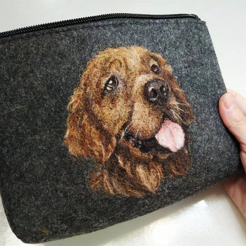 Pet Customized Wool Felt Wallet