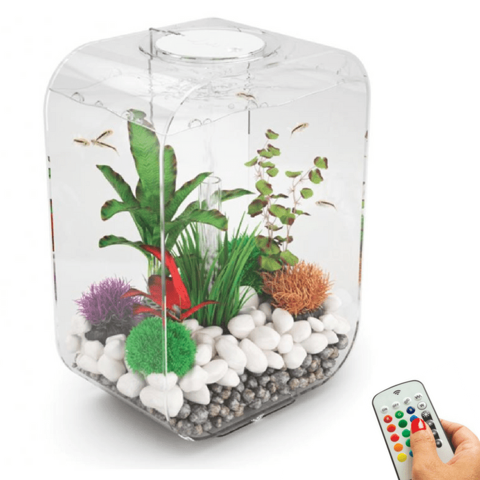 biOrb Life 15L / 4 Gallon All-in-One Acrylic Aquarium Kit with Multicolor Light
