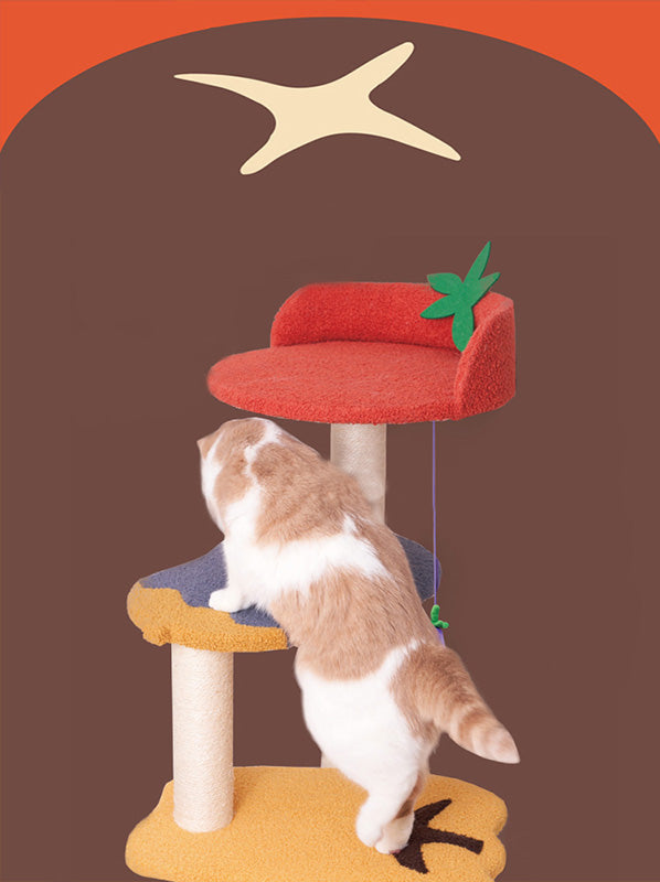 Vegetable Wood Cat Tree