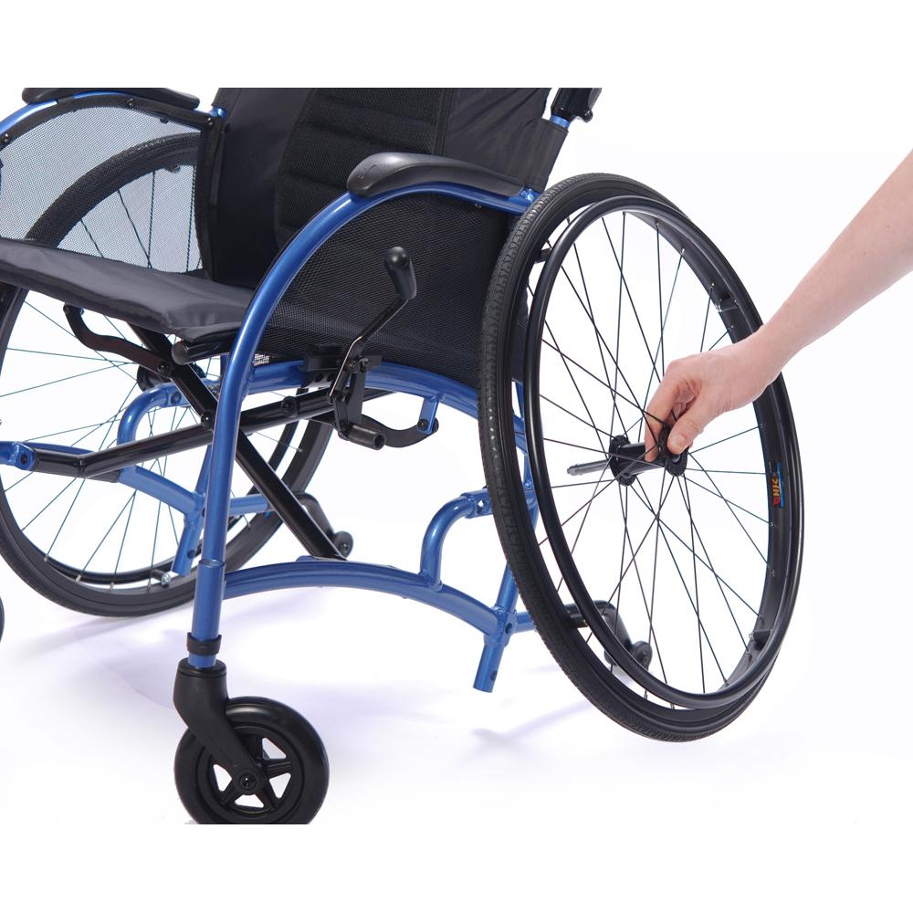 Strongback Mobility 24 Lightweight Folding Wheelchair with Attendant Brakes