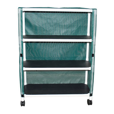 MJM Echo Three-Shelf Linen Cart