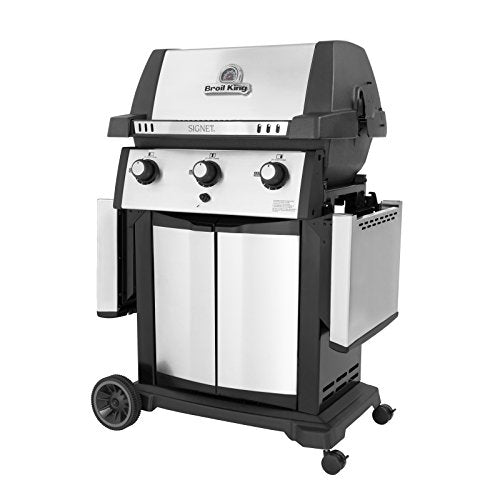 Broil King Signet 320 Cast-Aluminum 3 Burner Liquid Propane Gas Grill