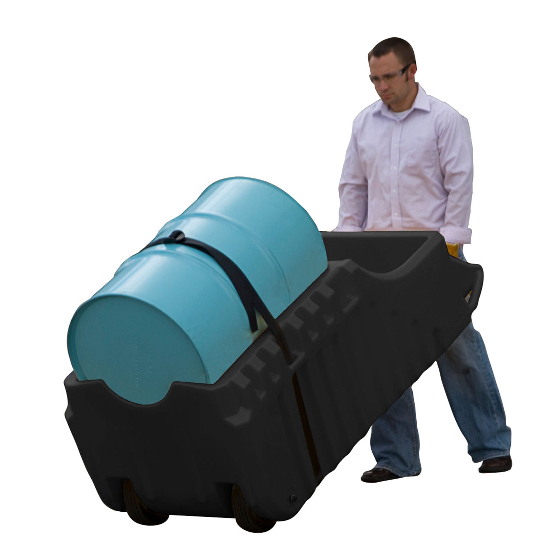 Justrite EcoPolyBlend™ Spill Containment Indoor/Outdoor Caddy