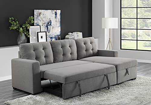 Lexicon ABEL Reversible Sofa Chaise, Gray