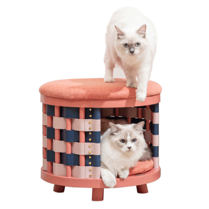 2 in 1 Round Stool Cat Bed