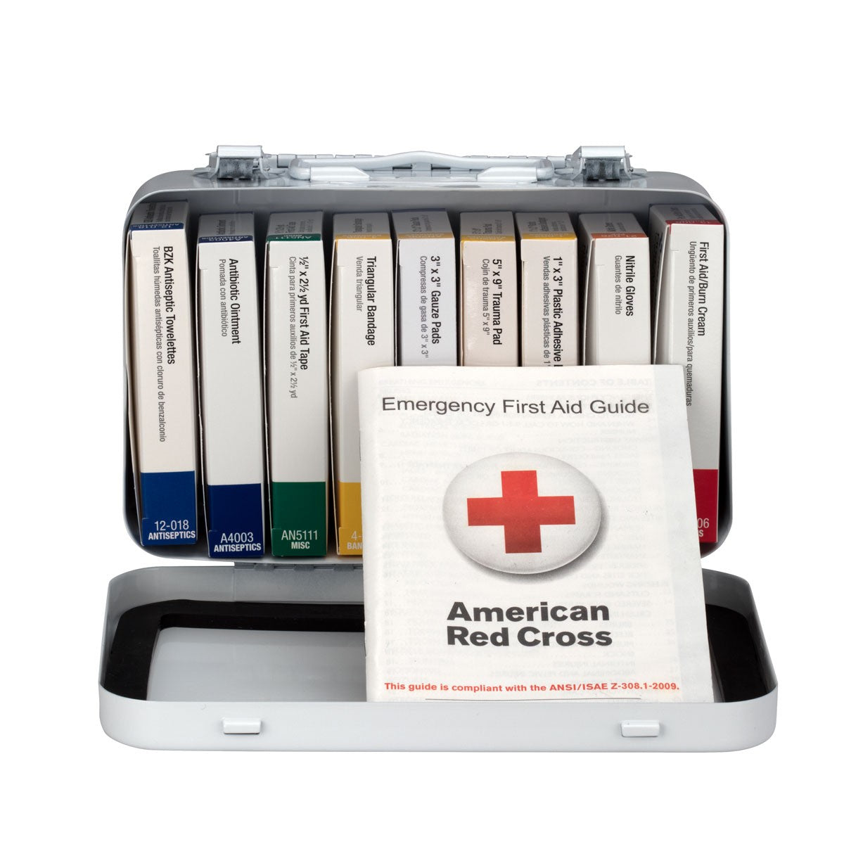First Aid Only 10 Unit First Aid Kit, Metal Case (5 per order)